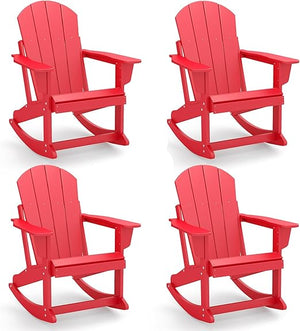 HDPE Adirondack Rocking Chair – Outdoor Porch Rocker