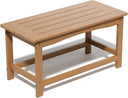 Outdoor HDPE Patio Coffee Table – All-Weather Rectangle Side Table
