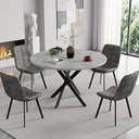 Round Dining Table Set for 4