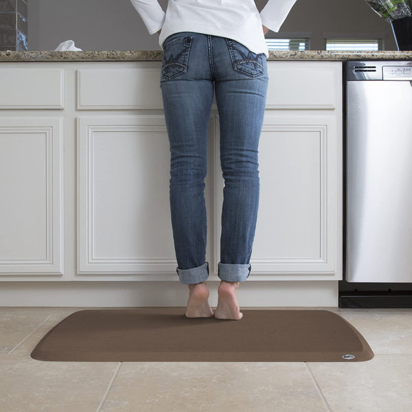 Anti-Fatigue Kitchen Mat Bundle 20x36 & 20x48 – Linen Truffle