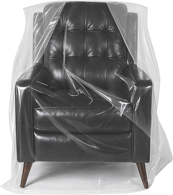 Clear Plastic Furniture Moving & Storage Cover