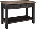 Farmhouse Sofa Table with Drawers