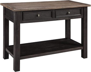 Farmhouse Sofa Table with Drawers