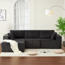 Modular Sectional Sofa with Memory Foam – 4-Seat Convertible Couch