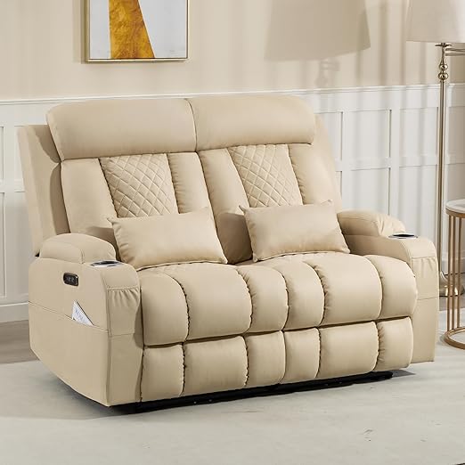 Zero Wall Hugger Power Reclining Sofa Set with Adjustable Headrest