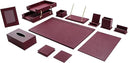 11-Piece PU Leather Desk Organizer Set