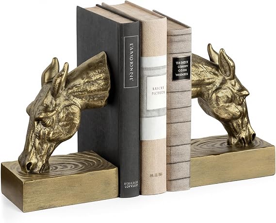 Horse Head Bookends, Set of 2