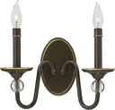 Two-Light Candelabra Wall Sconce – Traditional Style