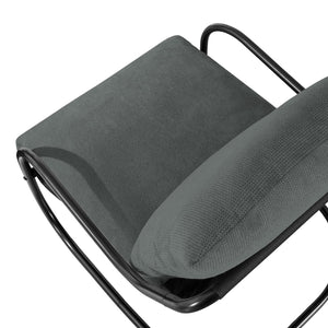 Modern Accent Chair with Metal Frame