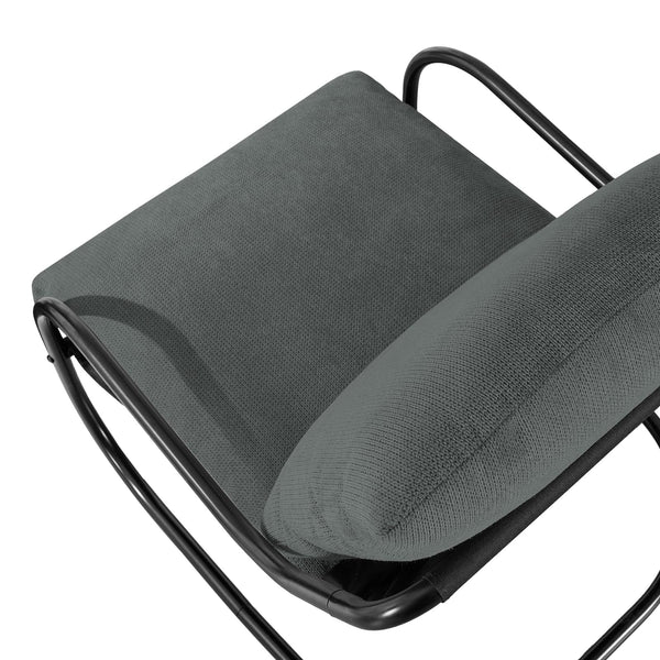 Modern Accent Chair with Metal Frame