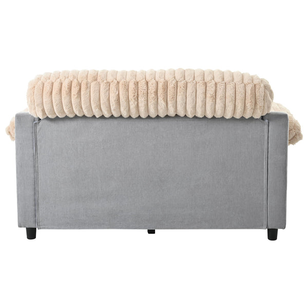 Oversized Chaise Lounge Sofa with Throw Pillows