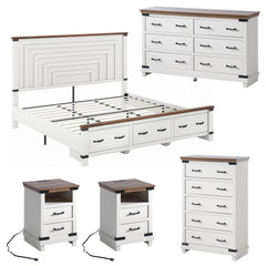 5-Piece Farmhouse King Bedroom Set
