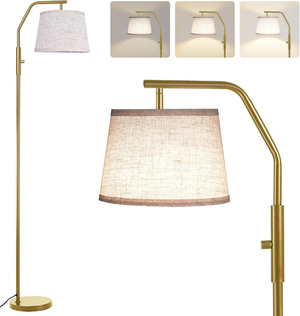 Dimmable Arc Floor Lamp with Adjustable Head – 9W LED