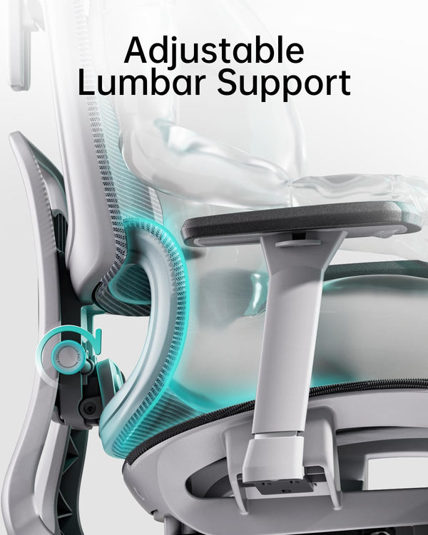 High Back Ergonomic Mesh Office Chair with 3D Armrests & Adjustable Lumbar Support