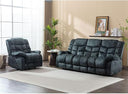 Manual Recliner Sofa Set – 4-Seat Fabric Living Room Set