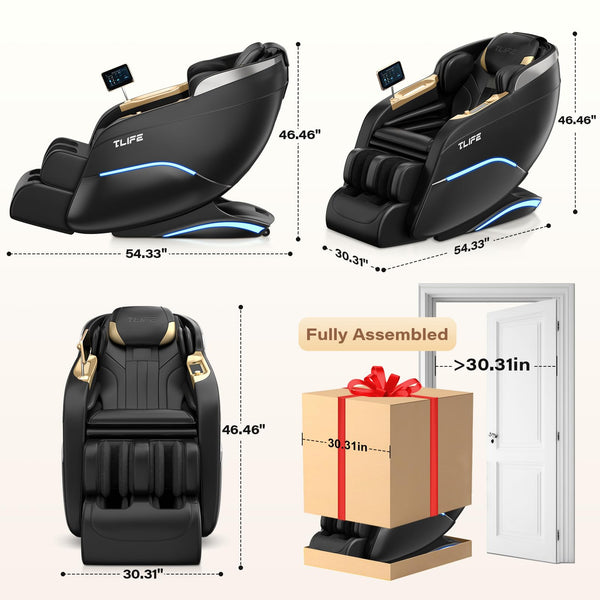 Full Body Massage Chair with SL-Track & Zero Gravity