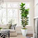Artificial Fiddle Leaf Fig Tree with Planter – 6 ft