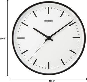 Black Analog Radio Wave Wall Clock