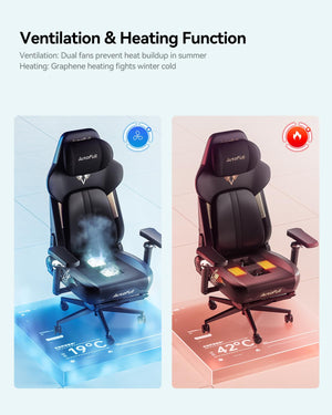 Gaming Chair with Climate Control & Massage