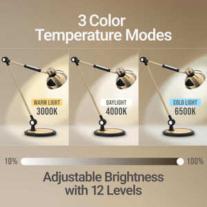 Gesture Control LED Swing Arm Desk Lamp