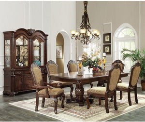 7-Piece Extendable Dining Set with Arm & Side Chairs