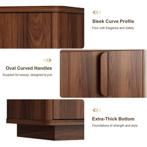 57-Inch Sideboard Buffet Cabinet with Adjustable Shelves