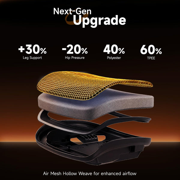 Ergonomic High-Back Mesh Office Chair with 5D Flip-Up Armrests