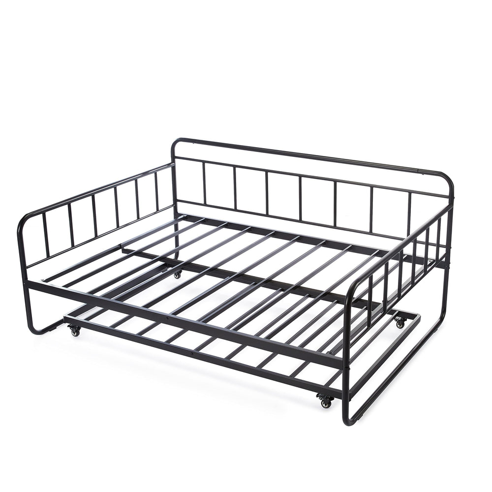 Full Size Daybed with Twin Trundle Bed Frame