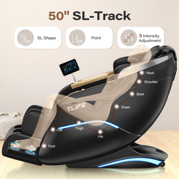 Full Body Massage Chair with SL-Track & Zero Gravity