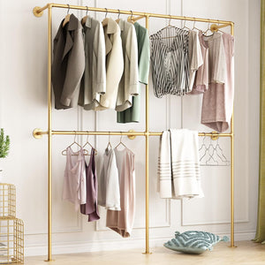 Freestanding Metal Clothing Rack