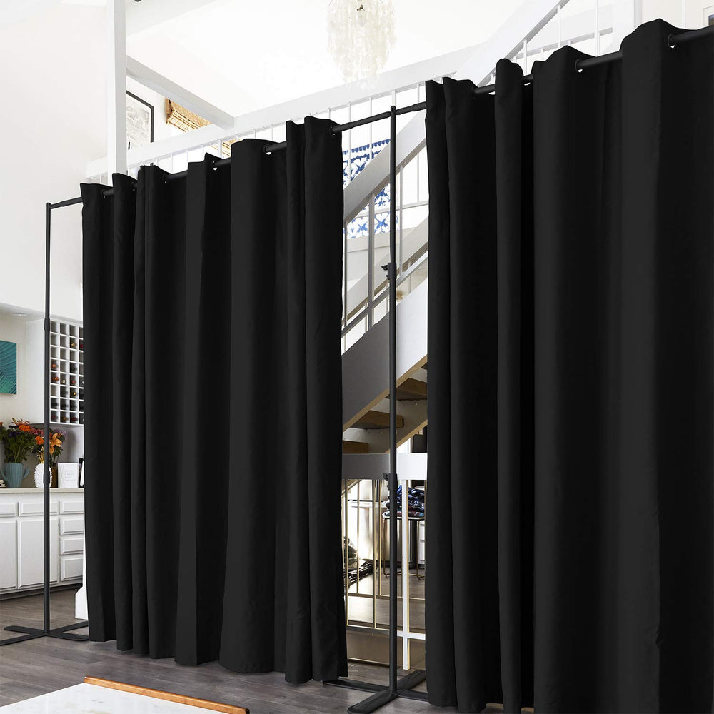 Blackout Room Divider Curtain – Floor to Ceiling, 9ft Tall x 14–18ft Wide
