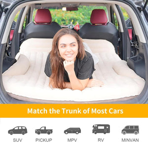 SUV Inflatable Air Mattress with Pump & 2 Pillows
