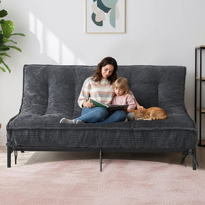 8" Futon Mattress | Roll-Up Floor Sofa Bed