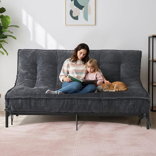 8" Futon Mattress | Roll-Up Floor Sofa Bed