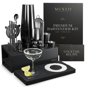 22-Piece Cocktail Shaker & Bartender Kit with Stand
