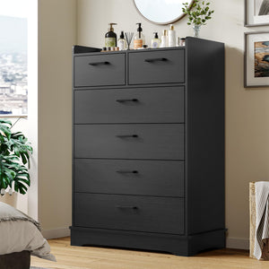 6-Drawer Vertical Dresser – Engineered Wood Storage Chest