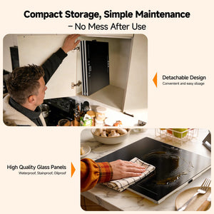 Extra-Long 47"x15" Modular Electric Food Warming Tray with Independent Temp & Timer Control