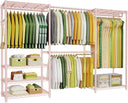 Freestanding Expandable Closet Garment Rack