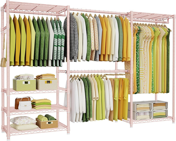 Freestanding Expandable Closet Garment Rack