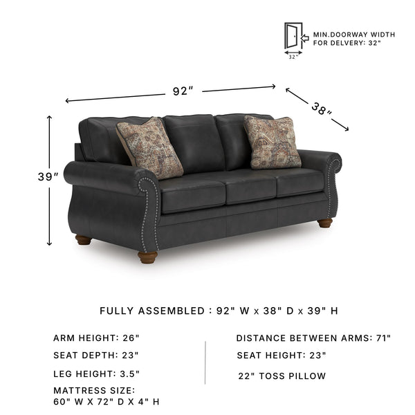 Queen Sofa Sleeper with Memory Foam Mattress