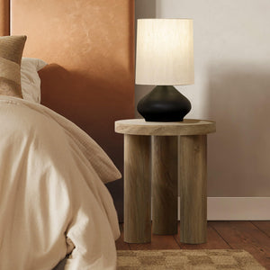 Round Side Table with 3 Pillar Legs