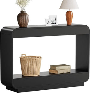 43" Waterfall Console Table for Entryway & Living Room