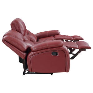 Reclining Sofa with Wall-Hugger Design & Padded Armrests