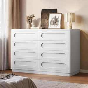 8-Drawer Dresser with Deep Storage – Wide Chest of Drawers for Bedroom & Closet