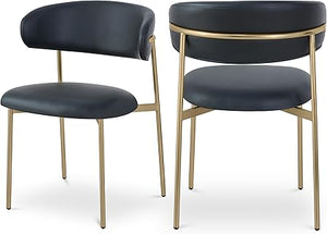 Vegan Leather Dining Chair Set of 2