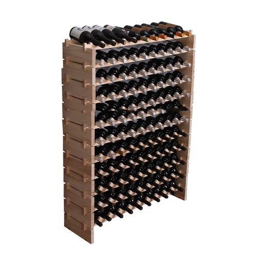 Freestanding Wooden Wine Rack Cabinet