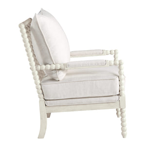 Spindle Accent Chair with Wood Frame