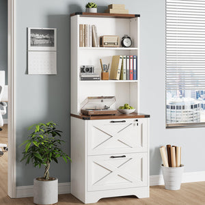 2-Drawer File Cabinet with Lock