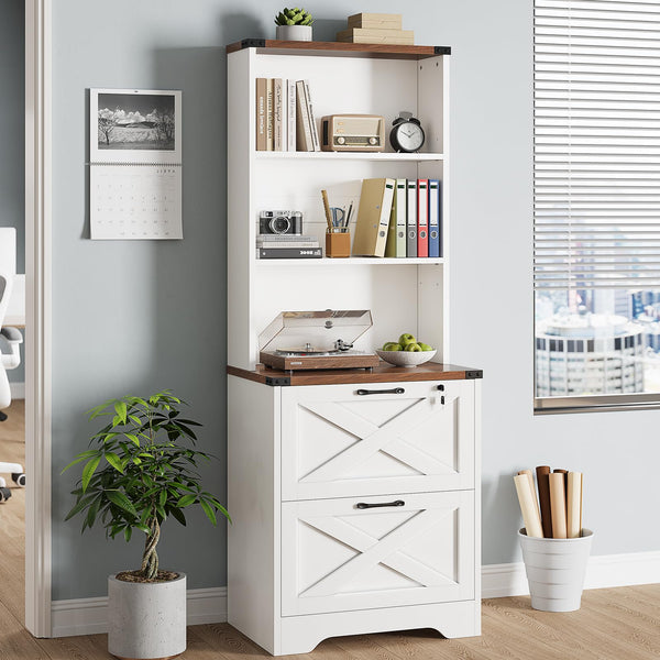 2-Drawer File Cabinet with Lock