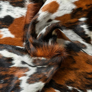 Genuine Cowhide Area Rug 6x7 ft – Natural Leather Floor Rug